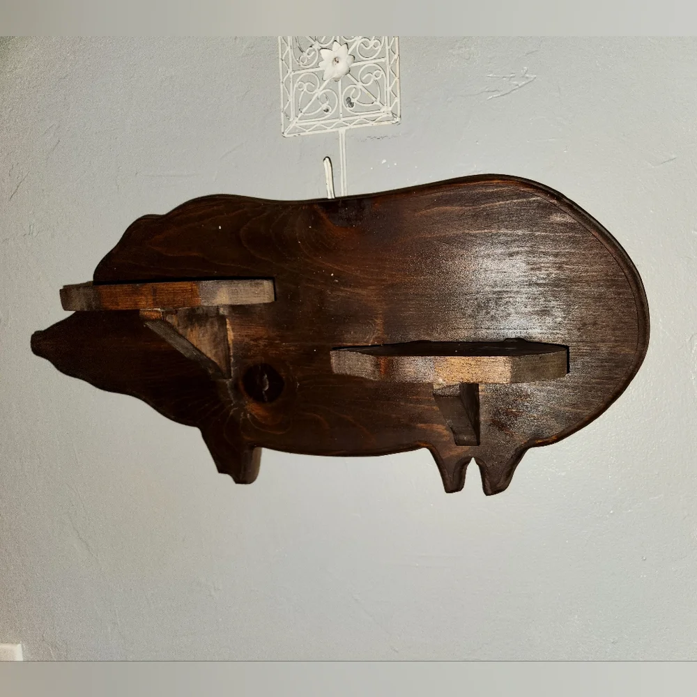 🔨Antique Vintage Handmade Pig Shelves🐷
